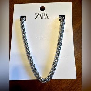 ZARA SILVER-TONE CHAIN NECKLACE